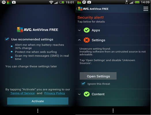 AVG AntiVirus FREE for Android