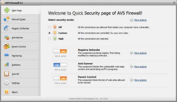 AVS-top Free Firewall 2017