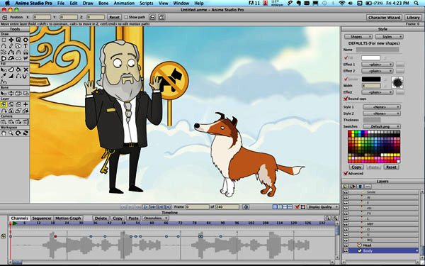 Anime Studio Animation Software