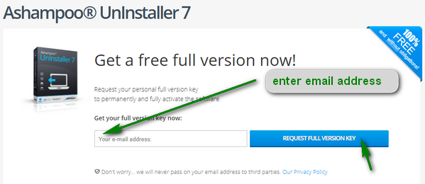 Ashampoo UnInstaller 7 full version giveaway