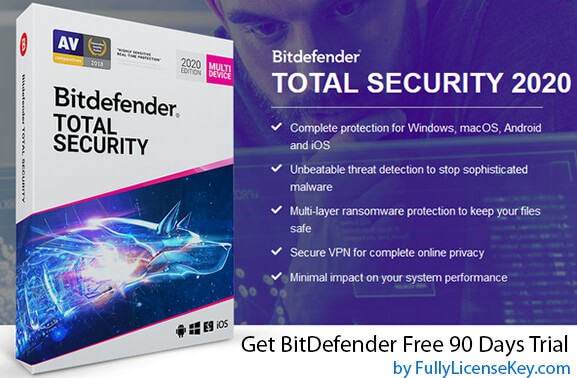 Bitdefender Total Security 2020 free trial 90 days