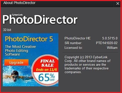 CyberLink PhotoDirector 5 HE Free Full Version