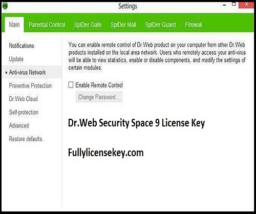 Dr.Web Security Space 9 License Key