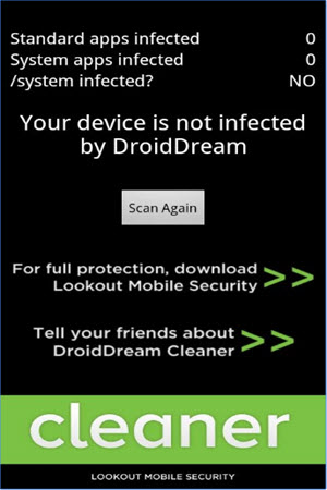 DroidDream Malware Cleaner 2017