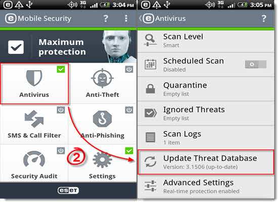 ESET Mobile Security Antivirus