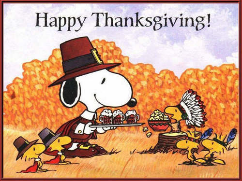 Happy Thanksgiving Celebration of Food