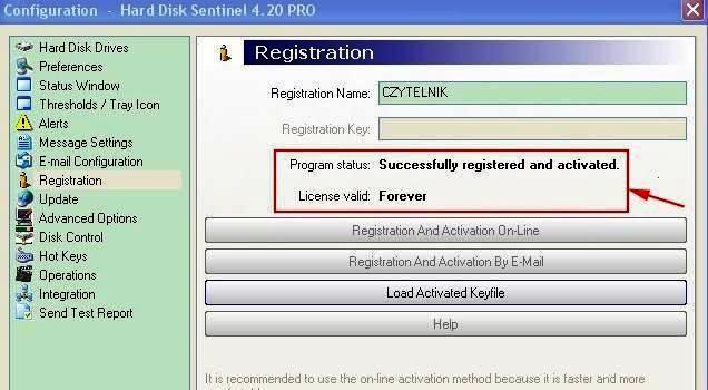 Hard disk sentinel serial