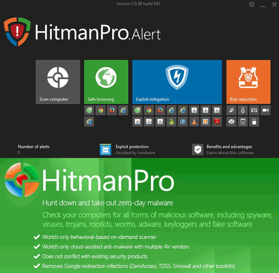 Hitman Pro Alert -Latest Malware detection 2019