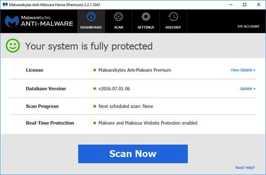 Malwarebytes Anti-Malware Pro