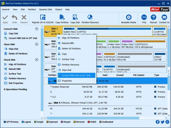 MiniTool Partition Wizard Pro Key Features