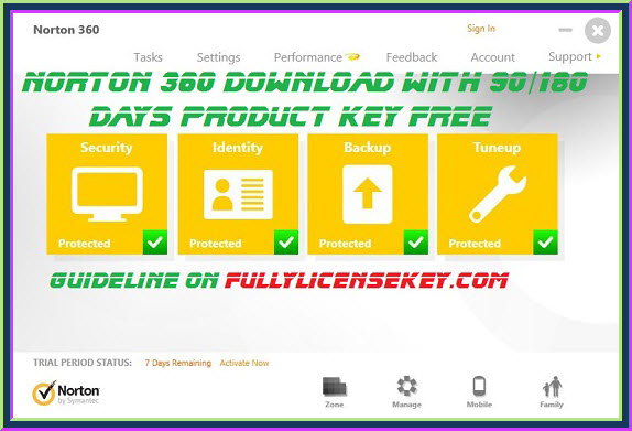 Norton 360 Download With 90180 Days Product Key Free