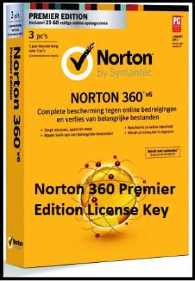 Norton 360 Premier Edition Product Key 180 days Trial