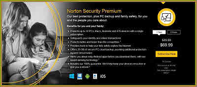 Norton Internet Security with Backup