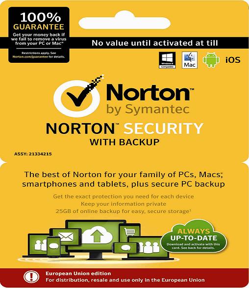 Norton Security with Backup Free Download Trial Version