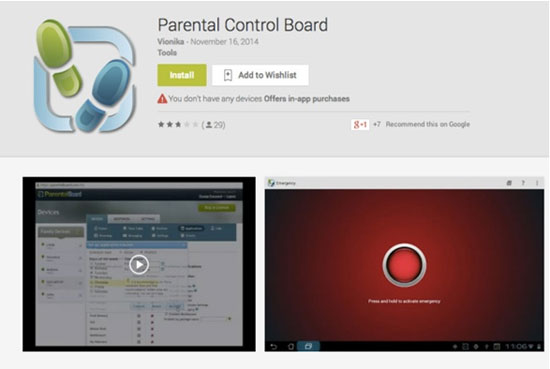 Parental Control Board
