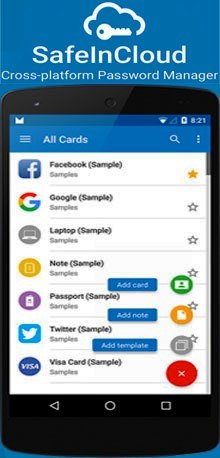 Password Manager SafeInCloud™