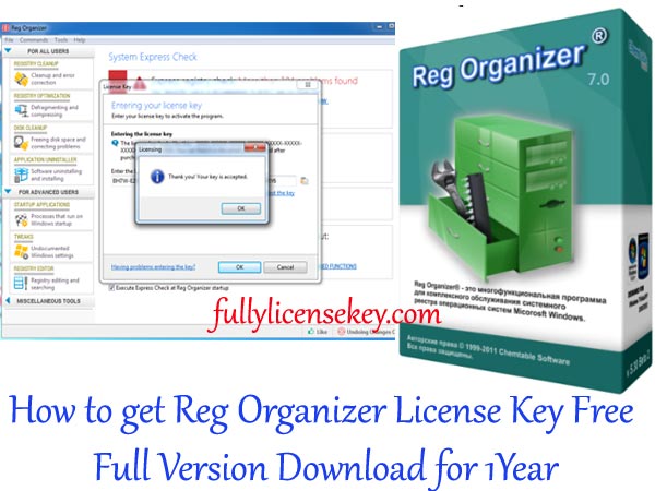 Reg Organizer License Key Free Full Version Download