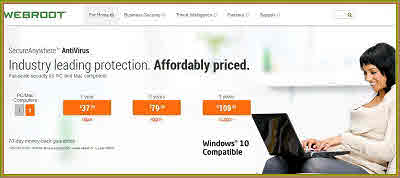 Webroot Secure Anywhere Antivirus