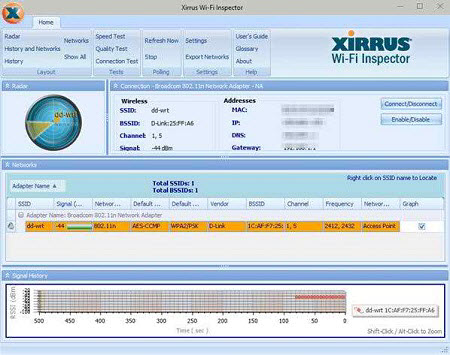 Xirrus Wi-Fi Inspector