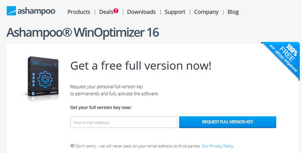 ashampoo winoptimizer fully activation key giveaway