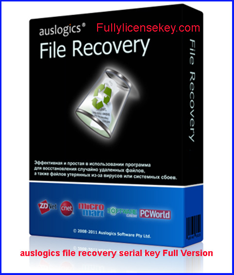 auslogics file recovery serial key
