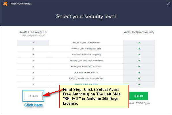 Avast Free Antivirus 2019 Activation Code License Key 1 Year