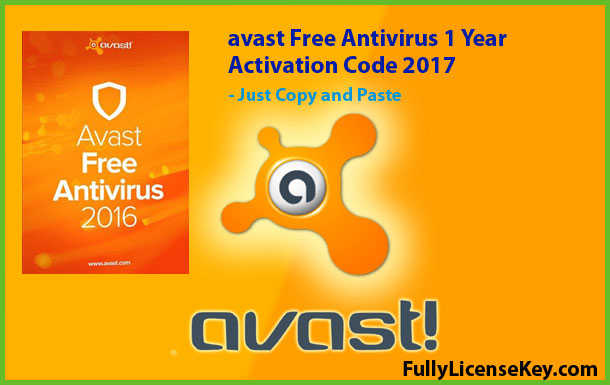 avast one year activation code