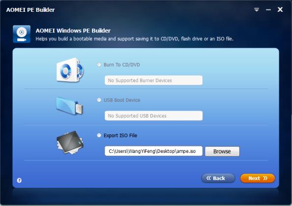 export-iso-usb-pendrive-aomei-pe-bulder-windows