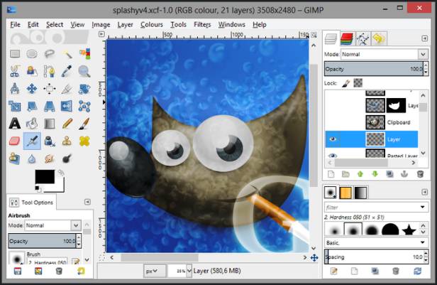 gimp professonal photo editing software for free