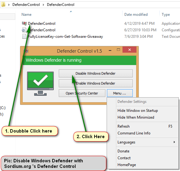 how to remove windows defender windows 10