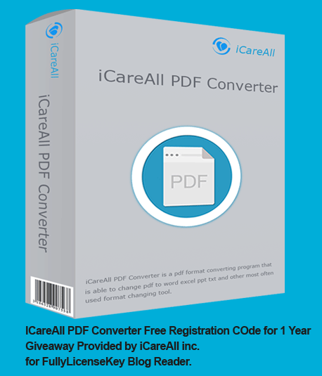 iCareAll PDF Converter Registration Code