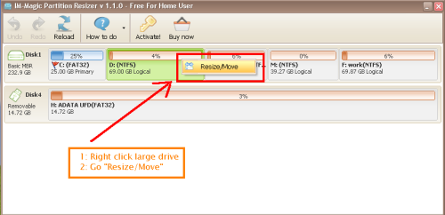 IM-Magic Partition Resizer Free Download
