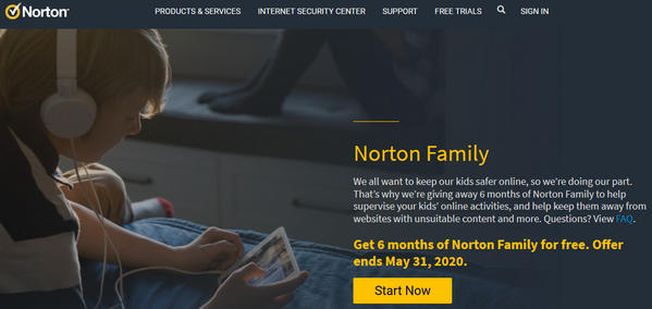 norton family free trial 180 days