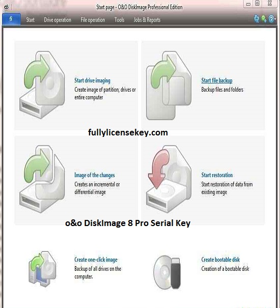o&o DiskImage 8 Pro Serial Key