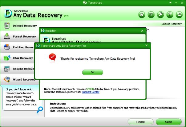 Tenorshare Any Data Recovery Pro activation code free