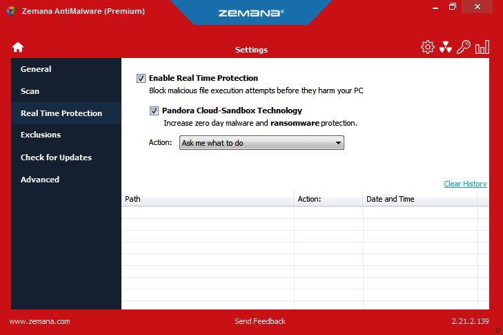 zemana-antimalware-pandora-cloud-protection